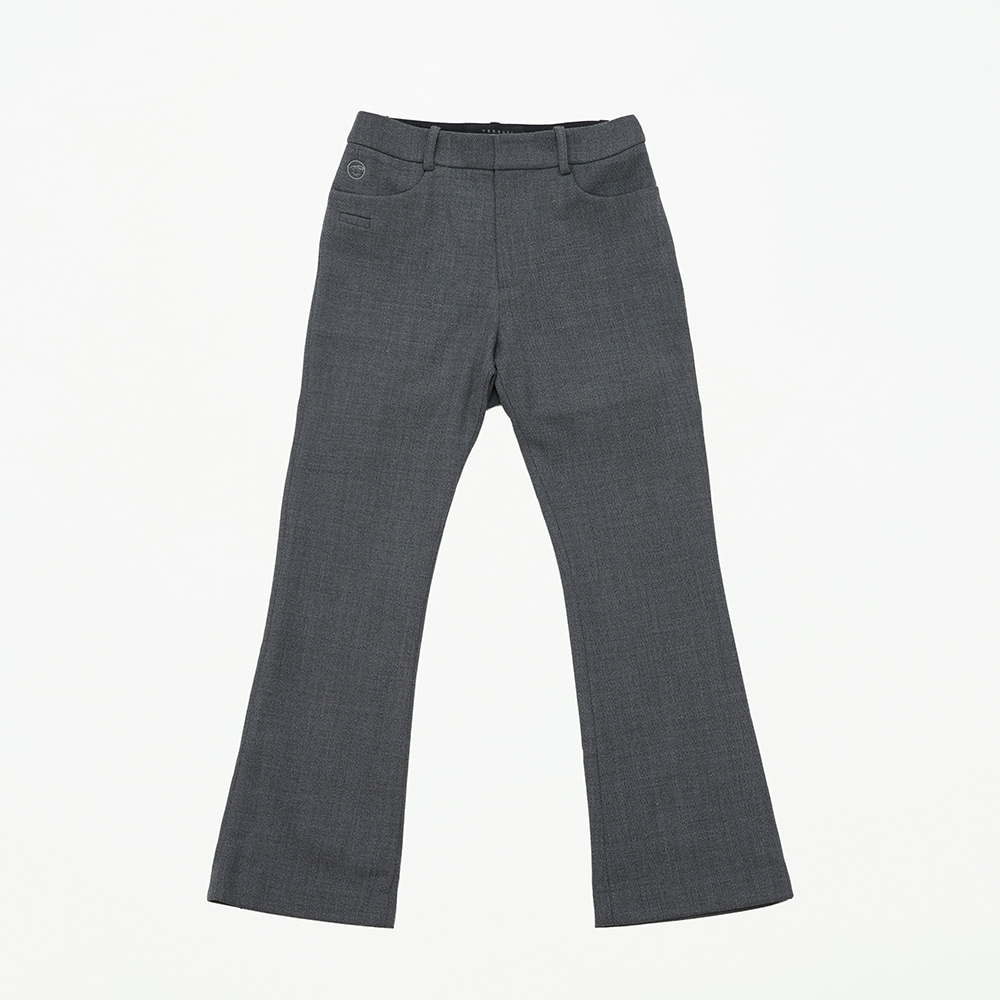 milior wool semi-flared trouser